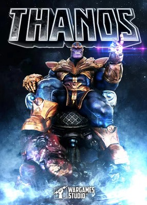 Marvel THANOS Statue Collectibles, PREMIUM 3D gedruckt & bemalt