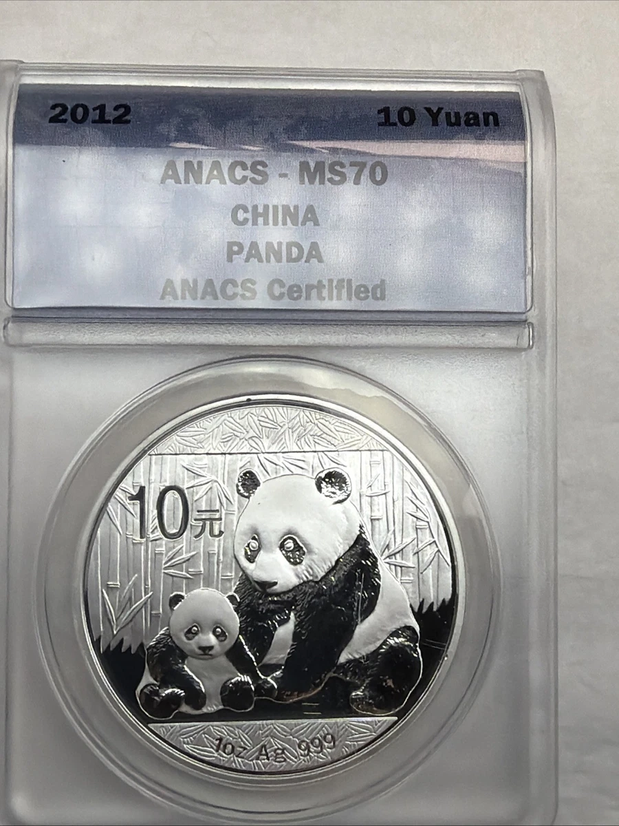 Chinese Panda MS 70 Graded 2012 Silver Bullion Coins for sale | eBay