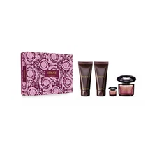 Versace Crystal Noir Eau De Parfum Women's 4 Pcs Gift Set- 2024 Edition