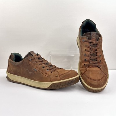ECCO Shoes Byway Tred Sneakers Mens Size 12 Brown Leather Casual EU 46