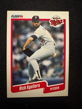 1990 Fleer Baseball Card - Rick Aguilera #365 - Benefits The Trevor Project