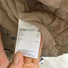 Navy County Work Jacket with Corduroy Collar, Pre-Owned