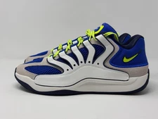 Nike KD18 Mens Basketball Shoes Sneakers White Blue Volt 'Smart City' HV1992 400