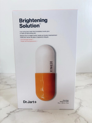 Dr.Jart+ Brightening Solution Face Sheet Mask 1.05 oz X 5 each New In Box