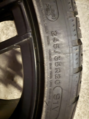 Michelin Pilot Alpin PA5 245/35R20 Tire.
