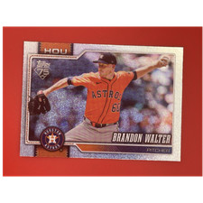 Brandon Walter 2026 Topps Series 1 #227 Anniversary Silver Crackleboard Foil