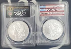 2x 2023-P Morgan Silver Dollars - .859 oz .999 Fine Silver Each-PCGS Graded MS70