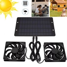 Wasserdicht Solarlüfter Solar Abluftventilator Solarpanel Gewächshaus Ventilator