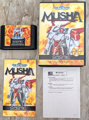 Sega Mega Drive Spiel - Genesis - Musha Aleste - M.U.S.H.A. 100% KOMPLETT