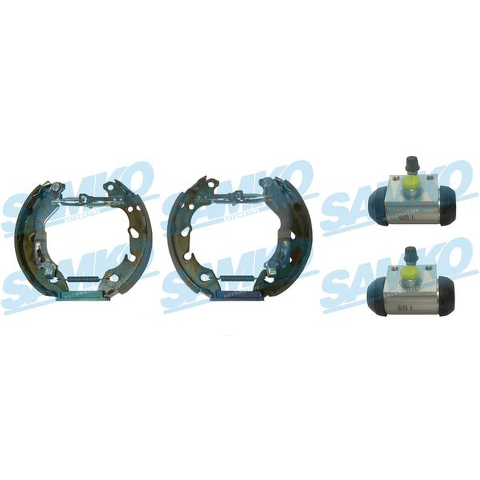 ORIGINAL® SAMKO KEG847 Bremsbackensatz, Bremstrommel Satz Hinten