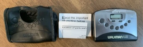 Sony Walkman FX251 With Case Vintage Nice! Radio And Cassette