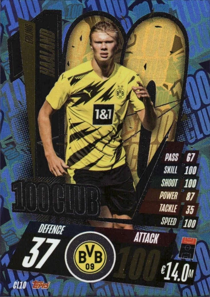 2020 topps uefa cl Haaland RCカード psa10 Las mejores ofertas en 2020-21 Topps Match Attax UEFA Champions