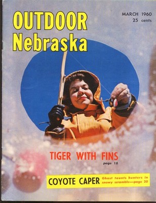 Ice fishing Pike angling Coyotes Wilson's Snipe OUTDOOR NEBRASKA 3 1960