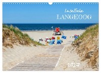 "Calendar 2027 · US Version · Island Love Langeoog (Wall Calendar 2027 17\" × 12\""
