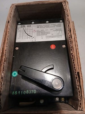 DDR EAW Leistungsschalter  EBL 63 63A  661 108 370 25-40A TGL 22199