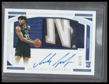 2020 National Treasures Collegiate - Isaiah Stewart - Materials Silver Auto #/15
