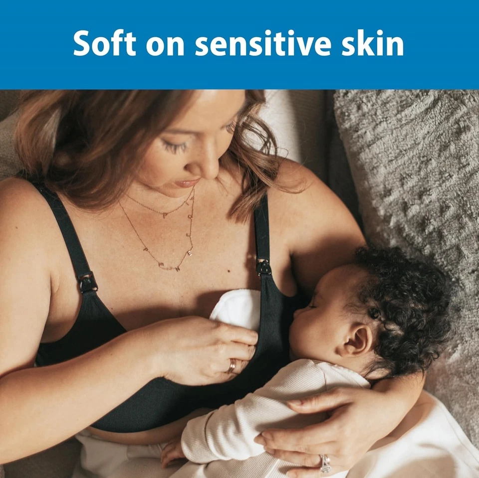 Almohadillas de lactancia reutilizables Dr. Brown's 8ct - Almohadillas de lactancia lavables con bolsa de lavandería Foto 3 de 4