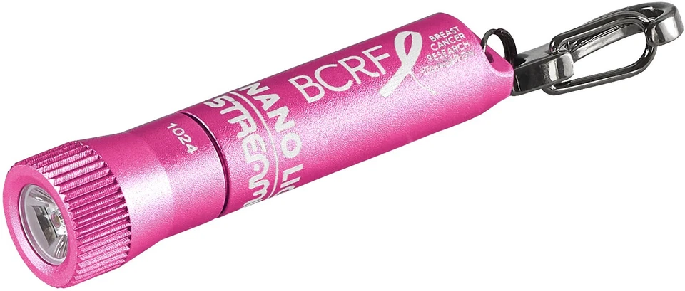 Streamlight BCRF Nano Light® II Linterna LED Miniatura De Llavero Rosa 73022 - Imagen 3 de 4