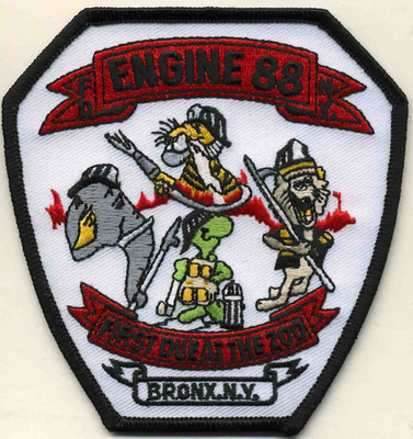 New York City  Engine - 88 ''First Due At The Zoo'' (4'' x 4'') fire patch