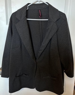 Almost Famous Women s Soft Gray Blazer, No Tag But Fits Like XL