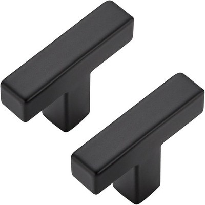 30 Pack Matte Black Cabinet Knobs - Kitchen 30 Pack,