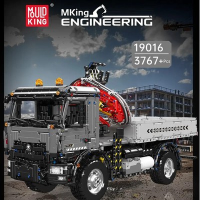 Mould King (19016)   RC LKW mit Kran und Pritsche  ️ 3.767 Klemmbausteine
