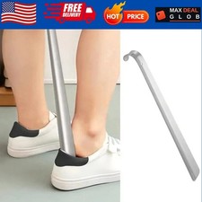 Extra Long Handle Shoe Horn Stainless Steel Metal Shoes Remover Shoehorn USA
