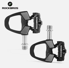 Rockbros Road Bike Pedals Carbon Fiber Spd-sl Clipless Titaniumalloy Axle Cleats Rockbros Road Bike Pedals Carbon Fiber Spd-sl Clipless Titaniumalloy Axle Cleats
