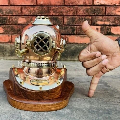 New mini diving helmet 6" diving divers helmet Marine scuba helmet base new - Picture 16 of 16