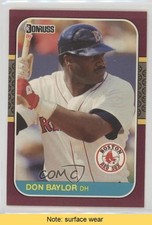 1987 Donruss Opening Day Box Set Don Baylor #186 READ p5g