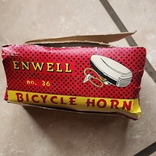 Enwell No. 36 Vintage Bicycle Horn Bells & Horns Red/Yellow Boxed