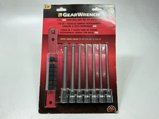 Gearwrench 80574  7 Piece 3/8" Drive Long Ball End Hex Bit SAE Socket Set