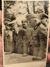 Foto Adolf HITLER  Insieme A Heinrich Himmler E Generali della  WEHRMACHT Note