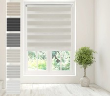 Caecus Day & Night Zebra Roller Blind (opened) white 120x160cm NO FITITINGS INC!