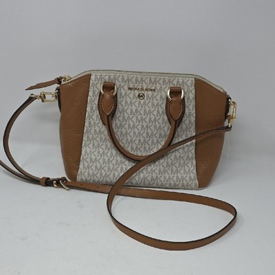 Michael Kors Tan and Cream Crossbody Bag