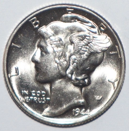 1944 Mercury Dime CHOICE BRILLIANT UNCIRCULATED (K224)