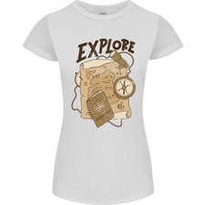 Camiseta Gildan Para Mujer Petite Cuello Redondo Manga Corta Algodón