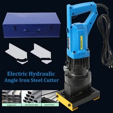 Electric Hydraulic Angle Iron Steel Cutter Machine 45° Edge/ Curved Arc Cutting