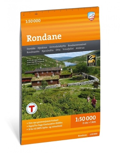 Rondane Hiking Map - 9789189371682