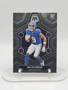 2024 Panini Mosaic Malik Nabers (RC) Silver Base New York Giants NFL Rookie #306