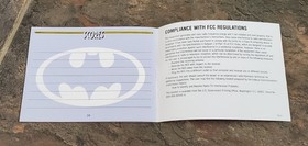 Batman: El Videojuego Nintendo NES Caja Manual Instrucciones Insertar Completo &iexcl;En Caja!