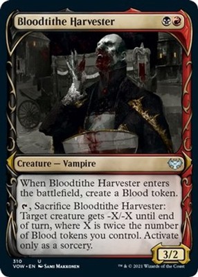 Bloodtithe Harvester (Showcase) [Innistrad: Crimson Vow] NM - Magic