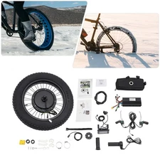 20" 48V Electric Bicycle Rear Wheel Hub Motor 7 Gear E-Bike Conversion Kit 1500W