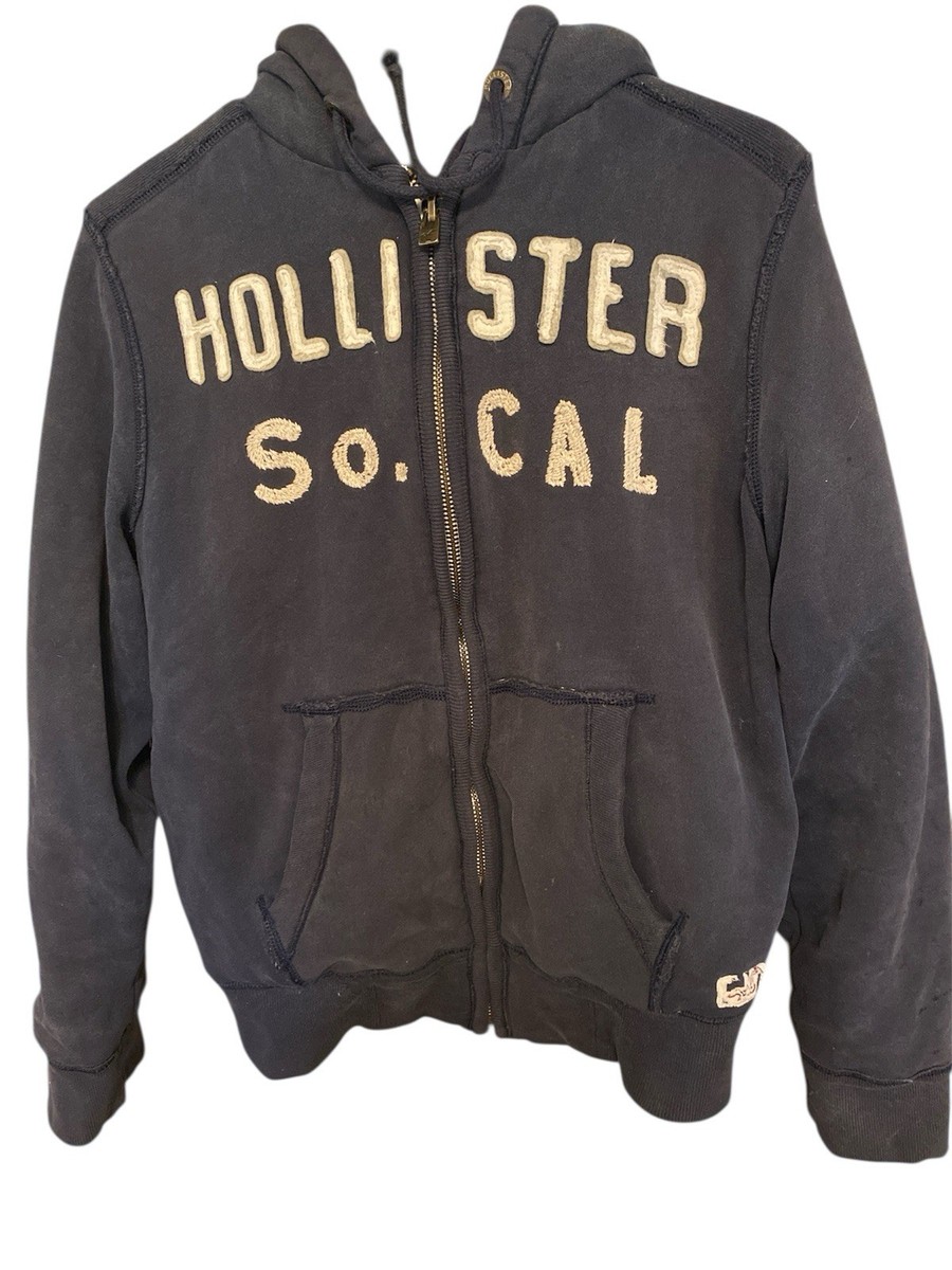 Hollister Vintage Y2K Hollister Fur lined zip up hoodie sweater