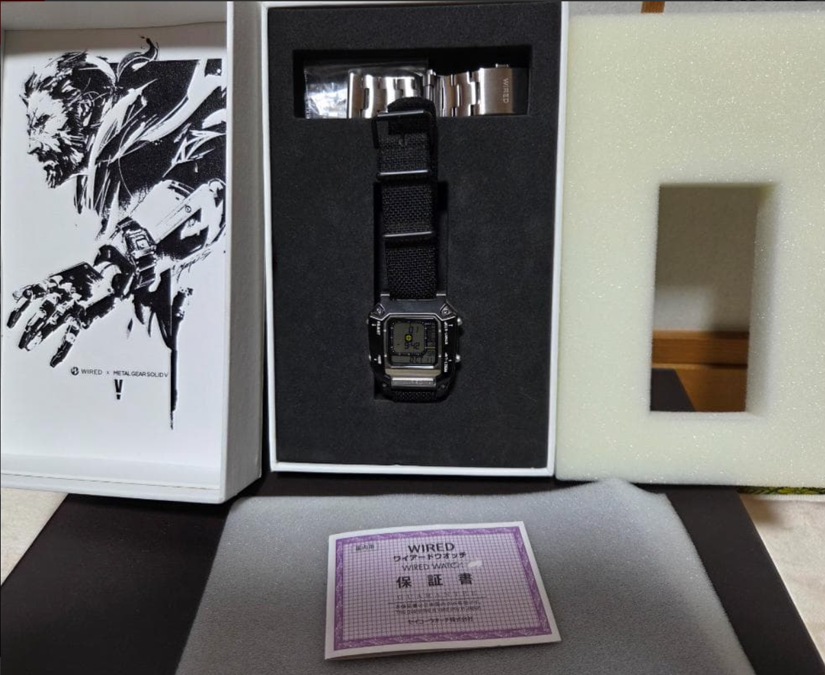 WIRED METAL GEAR SOLID V TPP Wrist watch Wrist watch Limited to