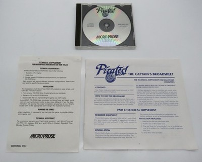 Sid Meier's PIRATES by Micro Prose 1994 Macintosh
