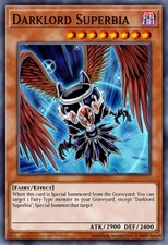 Yu-Gi-Oh! - Darklord Superbia - DESO-EN039 - Super - NM - 1E