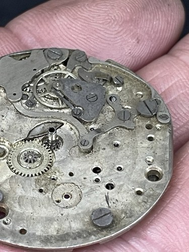 Sehr seltene Eberhard Cal 16000 3 Register Chronograph Uhrwerk Teile. Landeron 60 ? - Bild 11 von 11