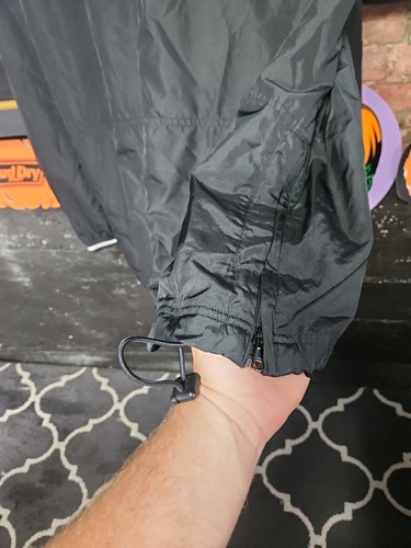 Vintage Nike Baseball 72 V-Neck Nylon LS Black Windbreaker Men's Size XXL NWOT - Picture 3 of 5