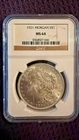 1921 Morgan Silver Dollar - NGC MS64 - High-Quality Grade!